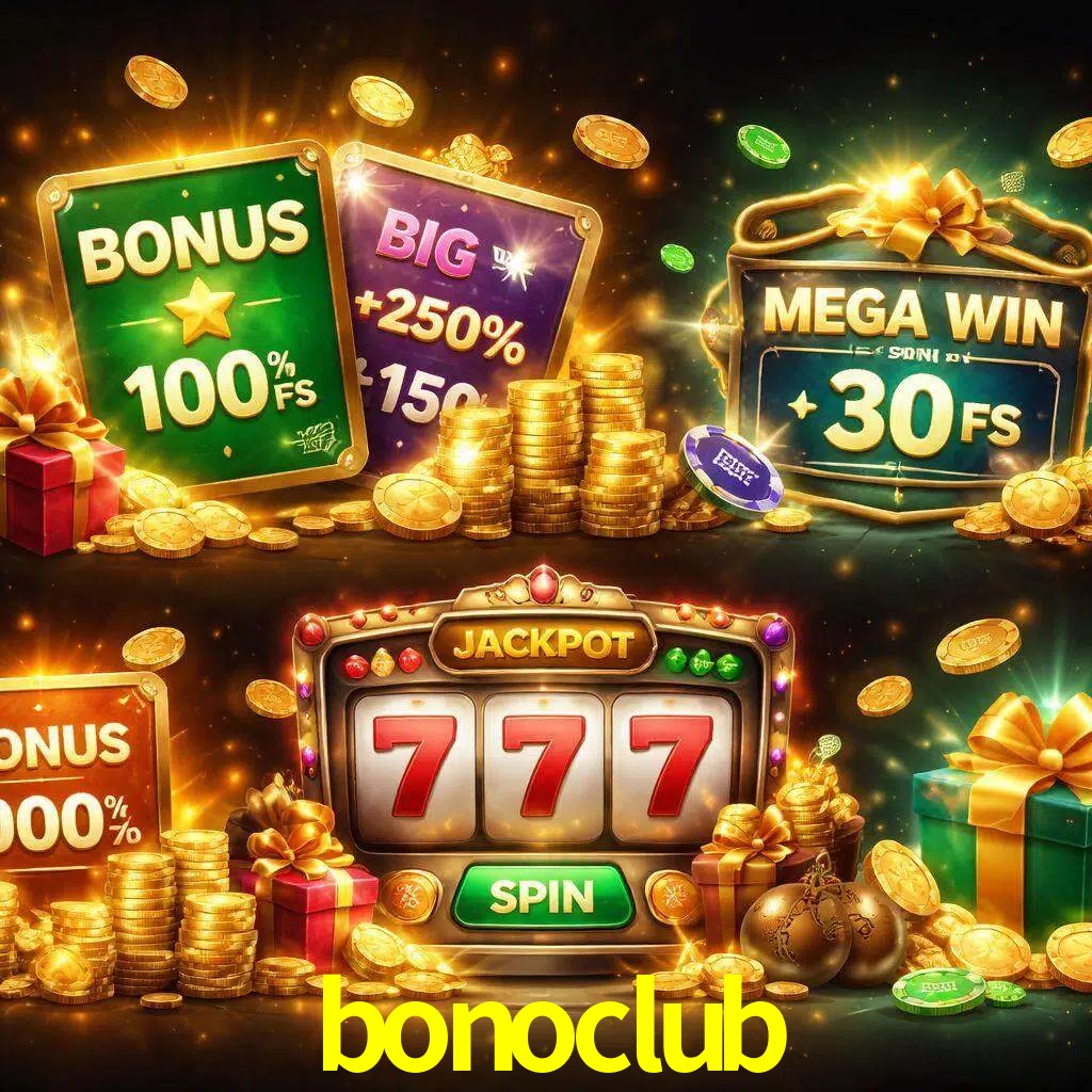 Tipos de bonos bonoclub incluyendo recompensas de bienvenida y promociones continuas