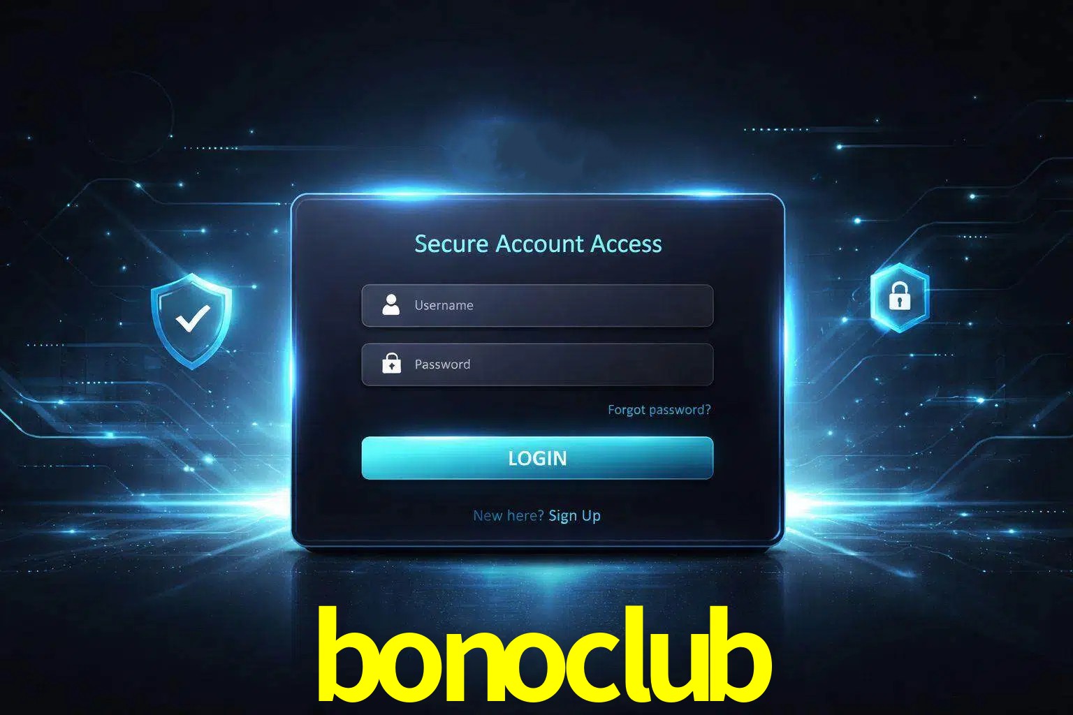 Pantalla de inicio de sesión de cuenta bonoclub para usuarios en México